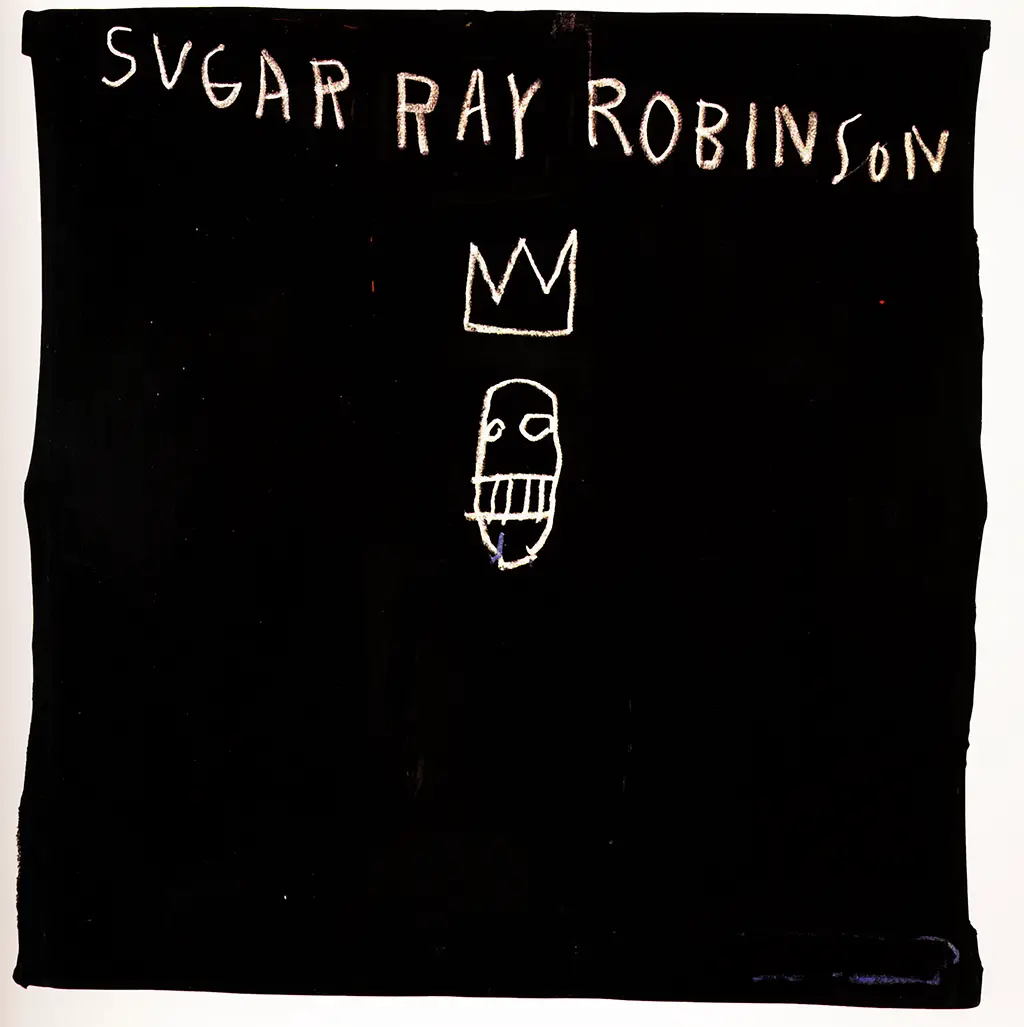 Sugar Ray Robinson in Detail Jean-Michel Basquiat